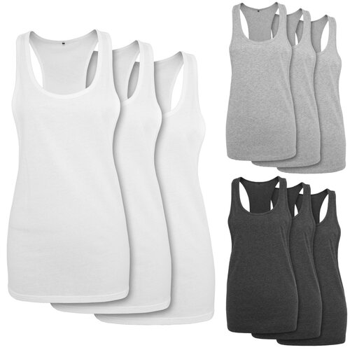 Build Your Brand Ladies Loose Tank 3-Pack